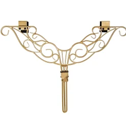 24" Antler Gold Decorative Adjustable Wreath Hanger