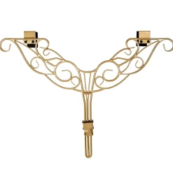 24" Antler Gold Decorative Adjustable Wreath Hanger