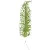 24" Artificial Metallic Green Palm Frond Floral Spray