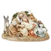 9.5" Beige And Brown Restful Holy Family Christmas Tabletop Decor