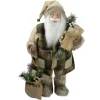 24" Beige Santa Claus With Gifts Christmas Figure