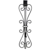 19.5" Black Decorative Adjustable Wreath Hanger