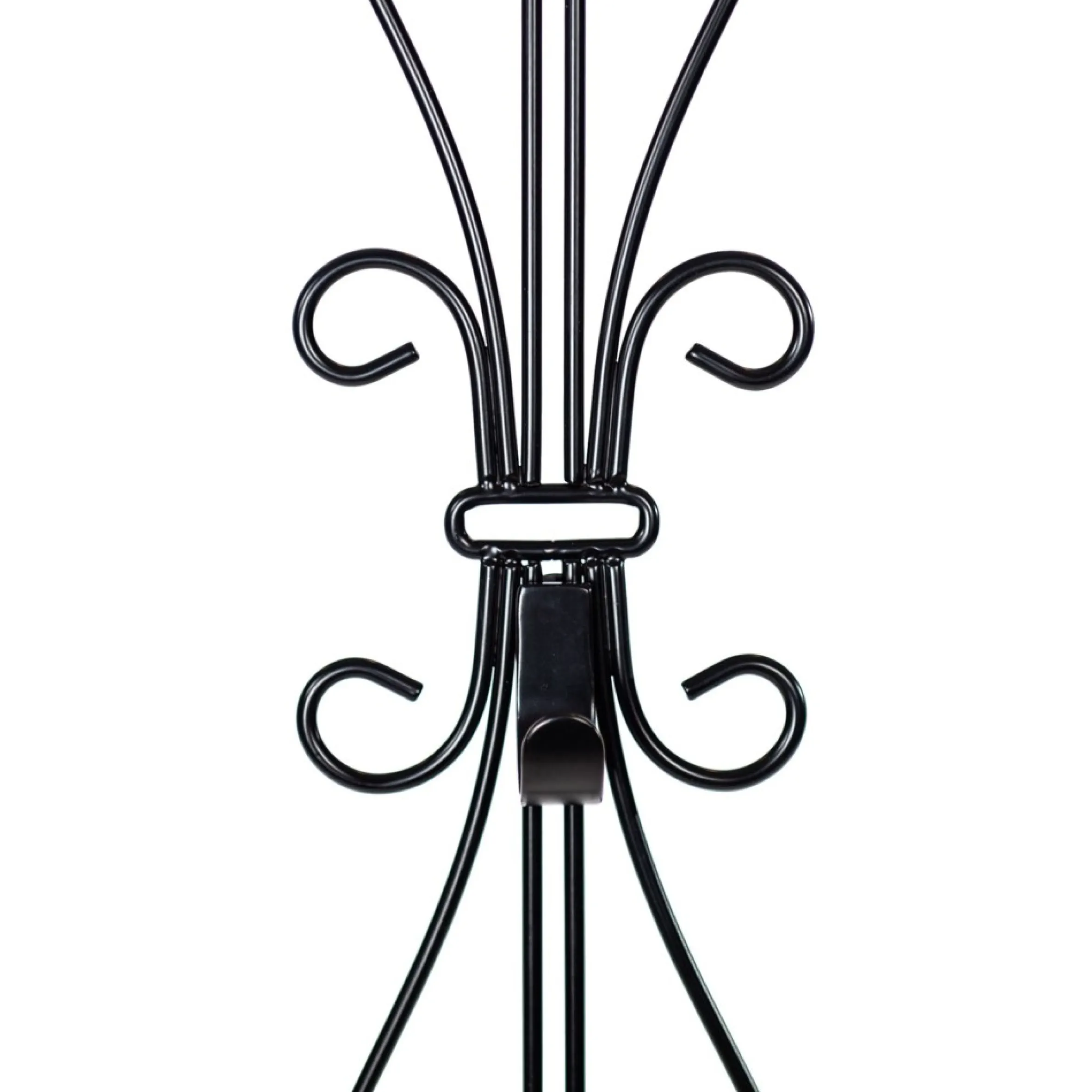 19.5" Black Decorative Adjustable Wreath Hanger
