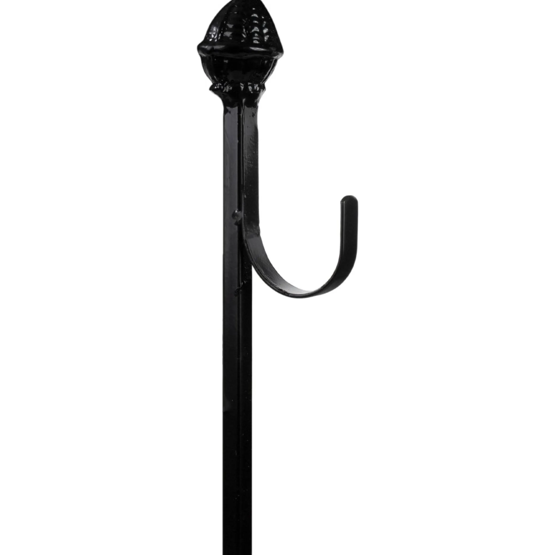30" Black Metal Christmas Wreath Hanger Stand
