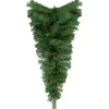 42" Black River Pine Artificial Christmas Teardrop Swag With Pine Cones, Unlit