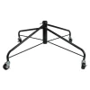 Black Rolling Christmas Tree Stand For 9'-12' Artificial Trees