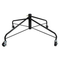 Black Rolling Christmas Tree Stand For 9'-12' Artificial Trees