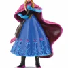 3.25" Blue And Magenta Purple Disney Frozen Anna Christmas Figurine