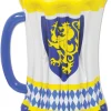 27" Blue And White Decorative Inflatable Beer Stein Cooler