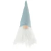 8" Blue Plush Gnome Tabletop Christmas Decoration