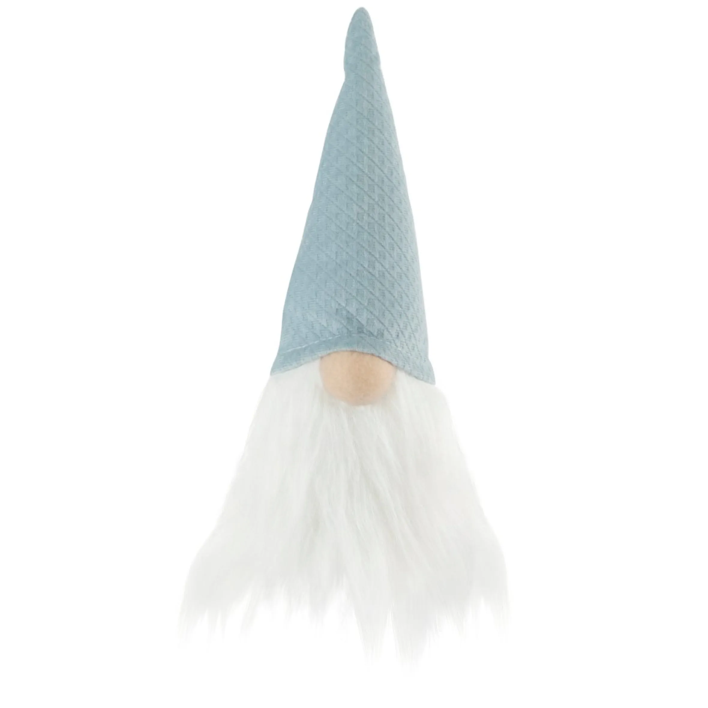 8" Blue Plush Gnome Tabletop Christmas Decoration