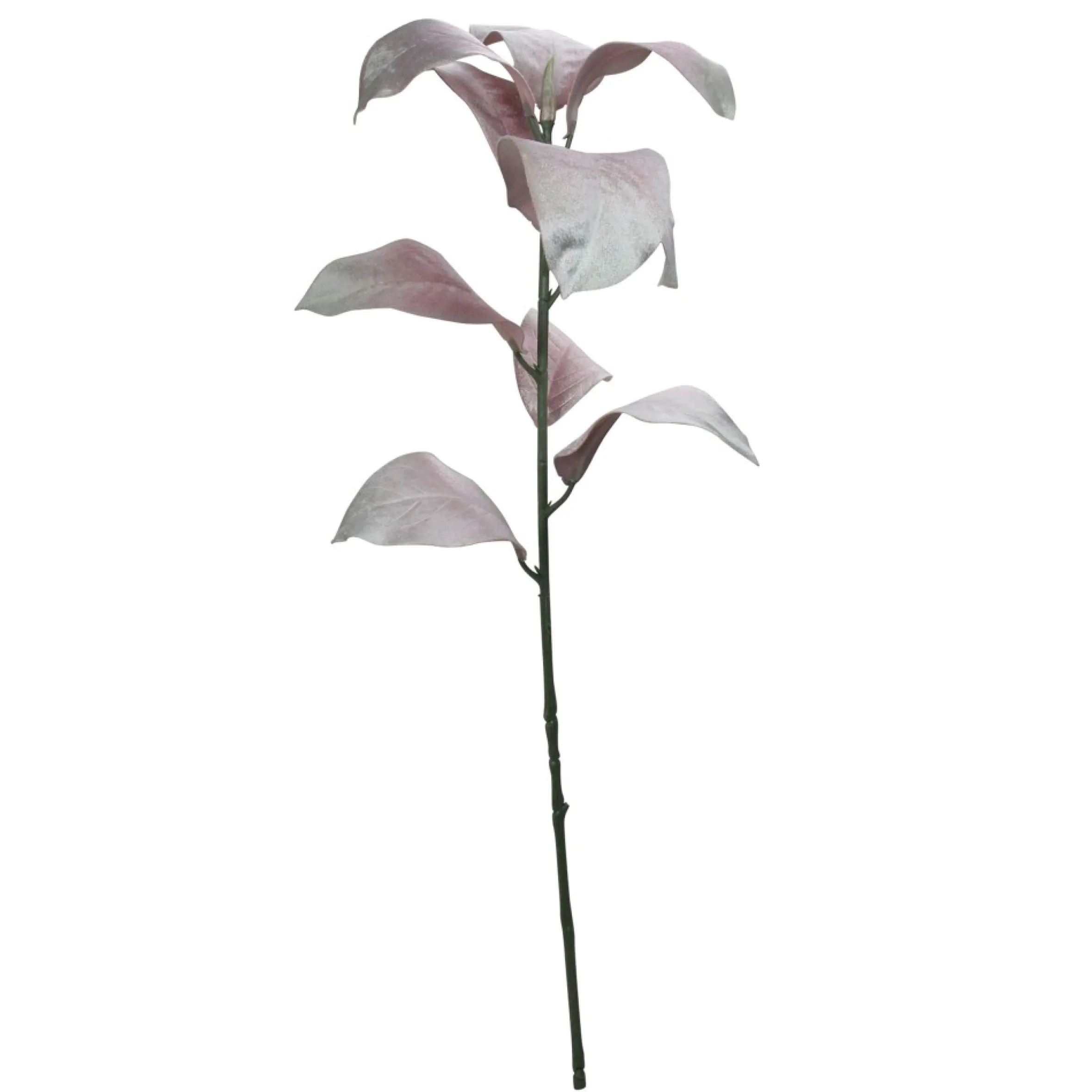 32" Blush Pink Magnolia Leaf Artificial Christmas Spray