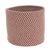 16" Braided Twisted Christmas Woven Storage Basket