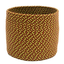 12" Braided Weave Christmas Storage Basket