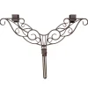 24" Bronze Antler Unique Adjustable Christmas Wreath Hanger