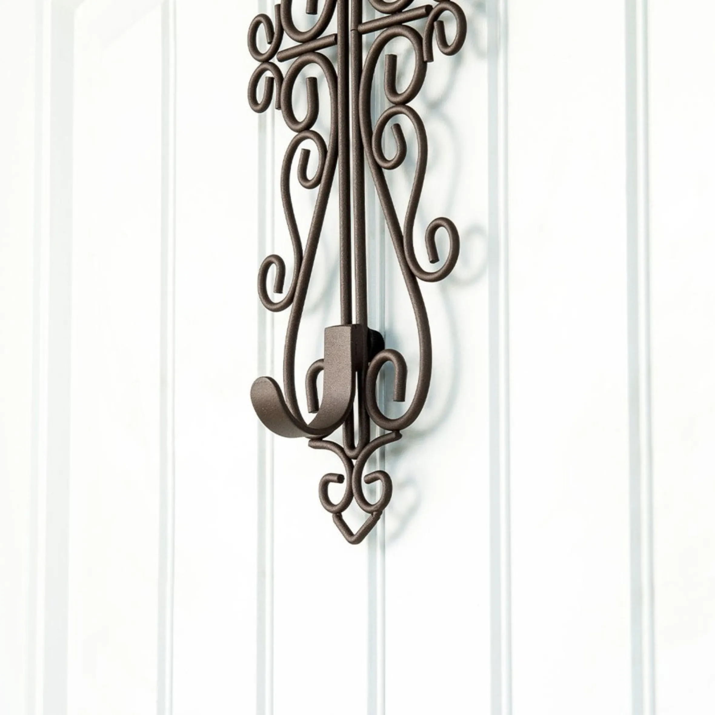 19.5" Bronze Colonial Unique Adjustable Christmas Wreath Hanger