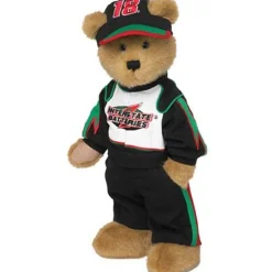 16" Brown And Black Contemporary Bobby Labonte Bear