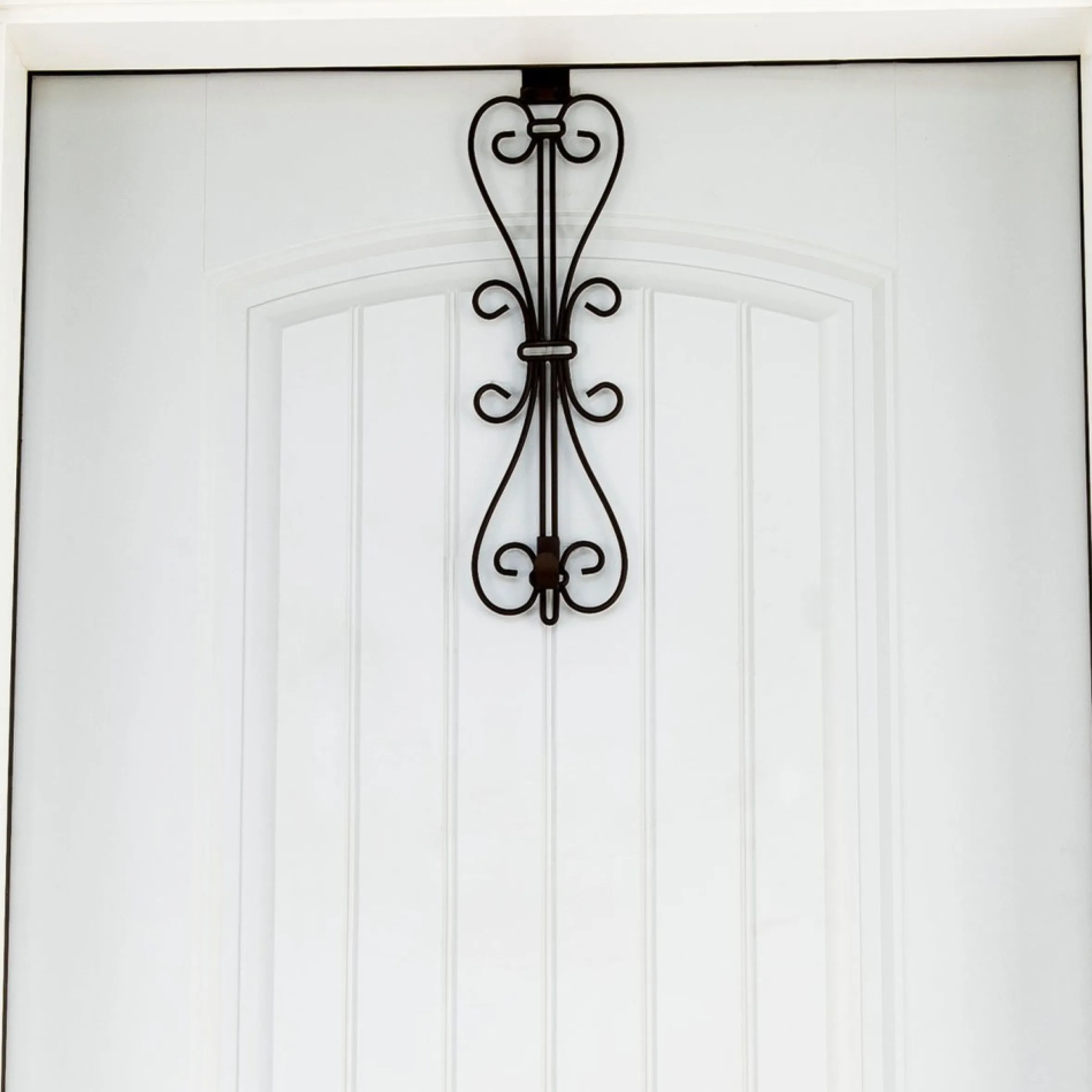 19.5" Brown Unique Adjustable Christmas Wreath Hanger