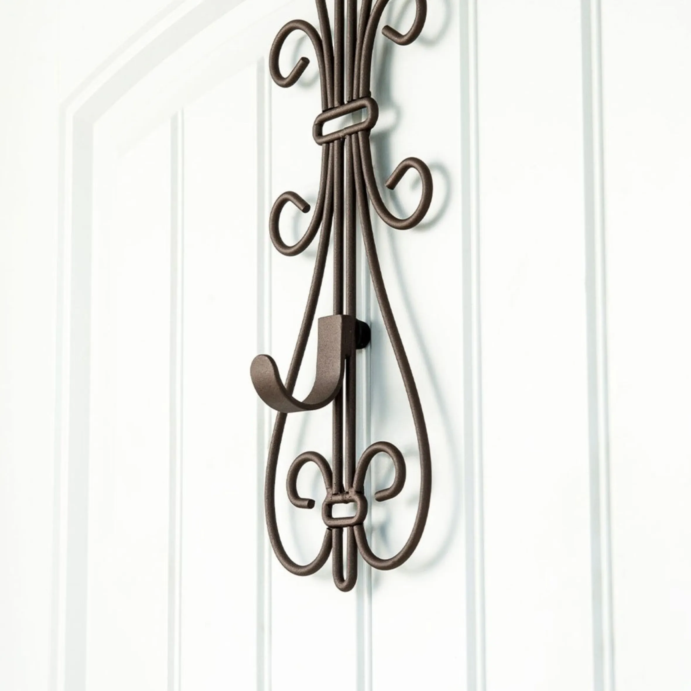 19.5" Brown Unique Adjustable Christmas Wreath Hanger
