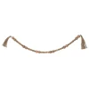 40" Brown Wooden Beaded Christmas Garland