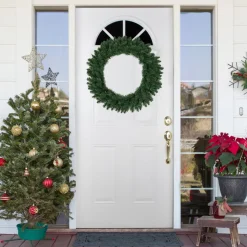 Buffalo Fir Artificial Christmas Wreath - 30-Inch, Unlit