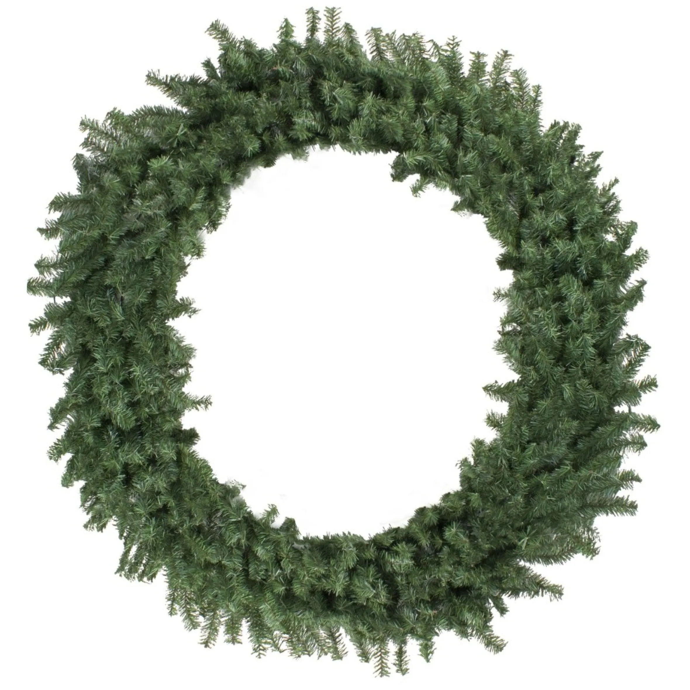 Canadian Pine Commercial Artificial Christmas Wreath, 72-Inch, Unlit