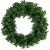 Canadian Pine Mini Artificial Christmas Wreath, 12-Inch, Unlit