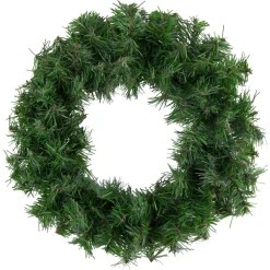 Canadian Pine Mini Artificial Christmas Wreath, 12-Inch, Unlit