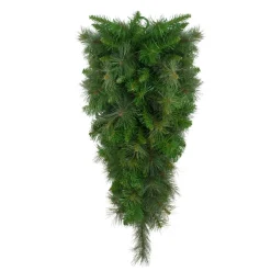 32" Canyon Pine Artificial Christmas Teardrop Swag - Unlit