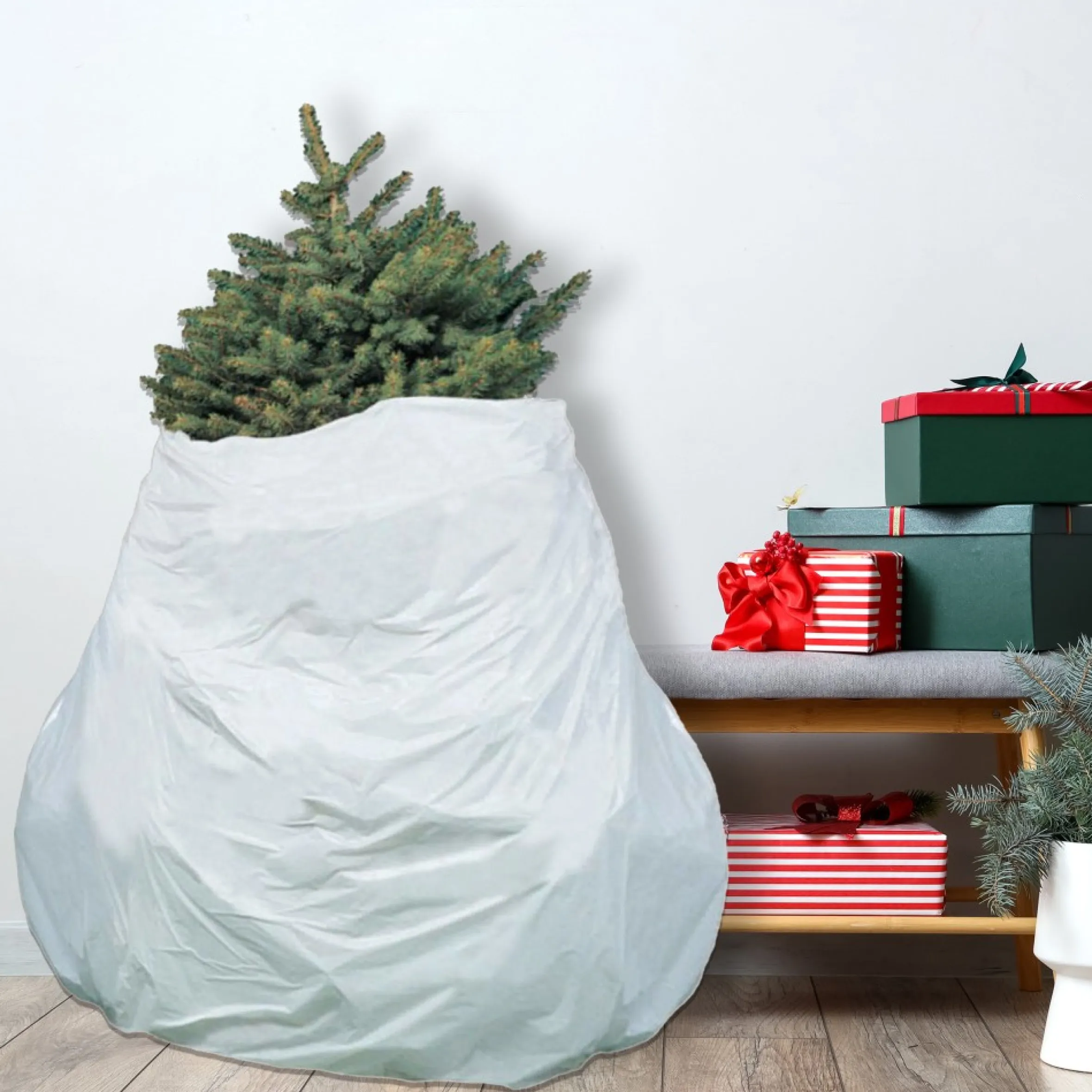 Christmas Tree Removal Bag - Fits Up To 7.5' Tree