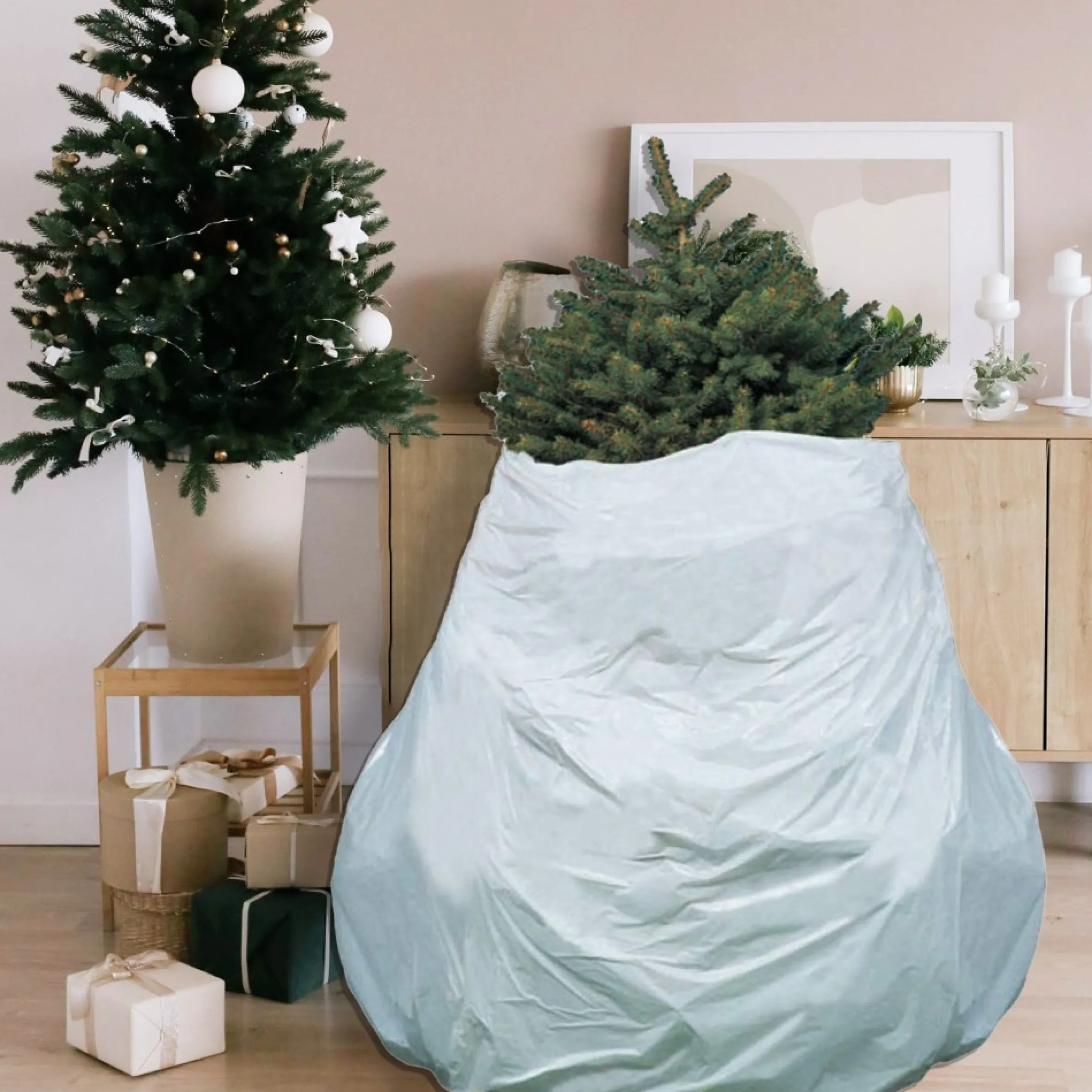 Christmas Tree Removal Bag - Fits Up To 7.5' Tree