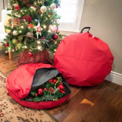 30" Christmas Wreath Direct Suspended Hanging Protective Storage Bag