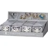 Club Pack Of 24 Birthstone Cross Keep Sake Boxes 2.25"