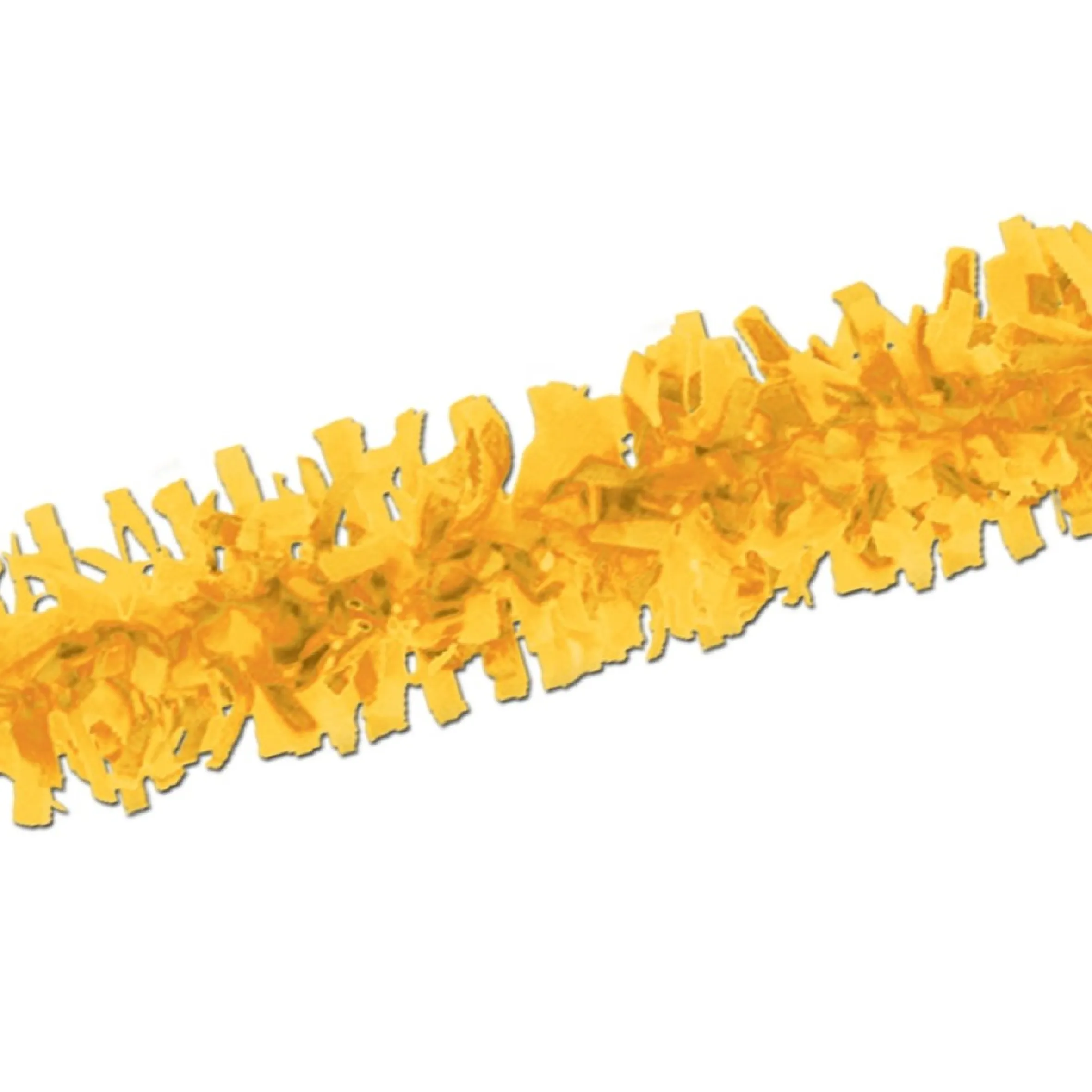 Club Pack Of 24 Bright Yellow Festive Tissue Festooning Decorations 25'