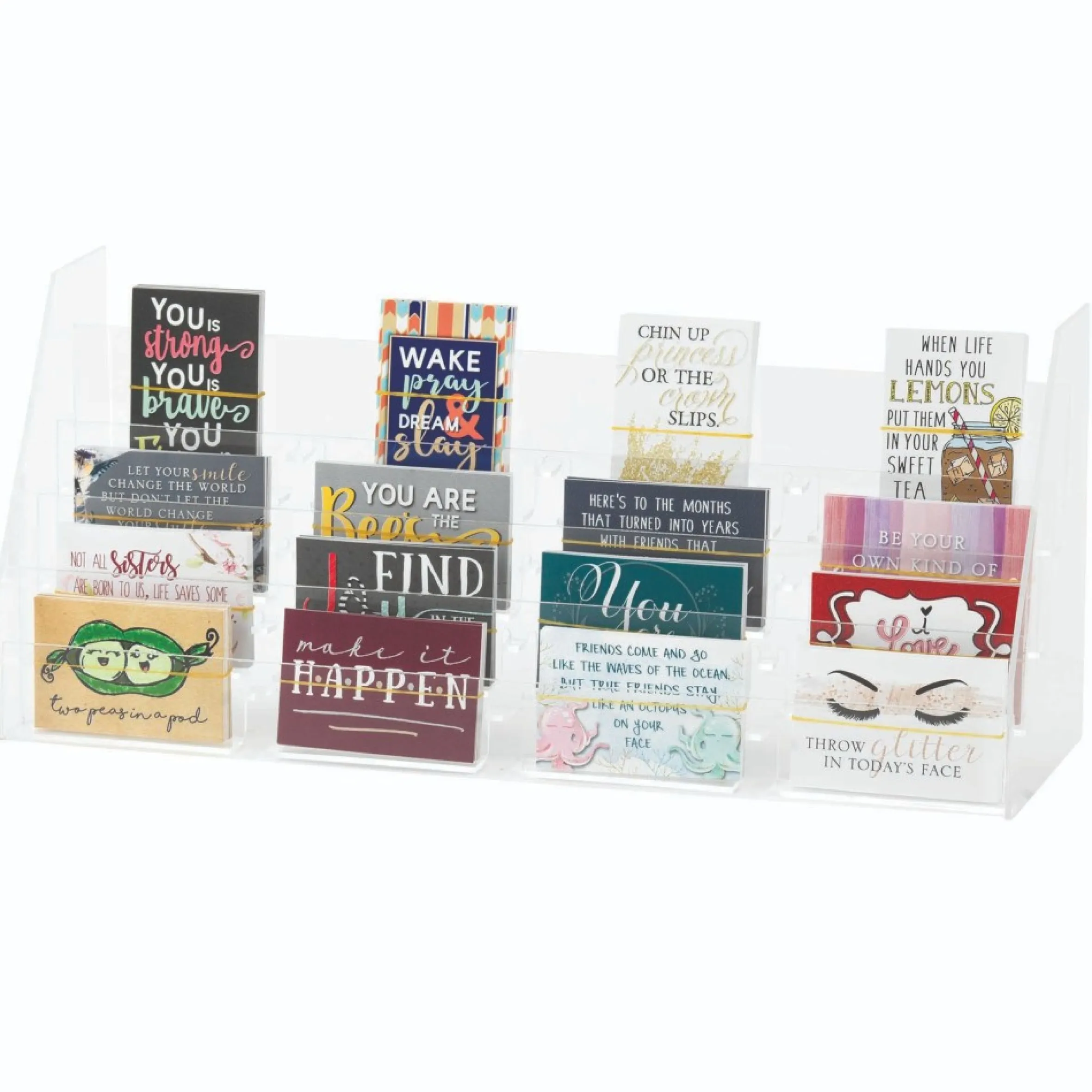 Club Pack Of 16 Designs Itty Bitty Blessings Cards 3"