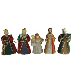 Club Pack Of 120 Holy Family And Wise Men Christmas Nativity Figurines 6"