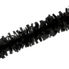 Club Pack Of 24 Jet Black Festive Tissue Festooning Decorations 25'