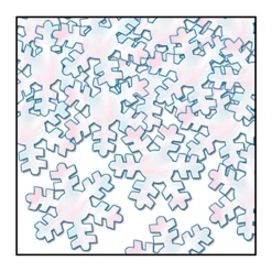 Club Pack Of 12 Opalescent Snowflake Christmas Confetti Bags 1 Oz.