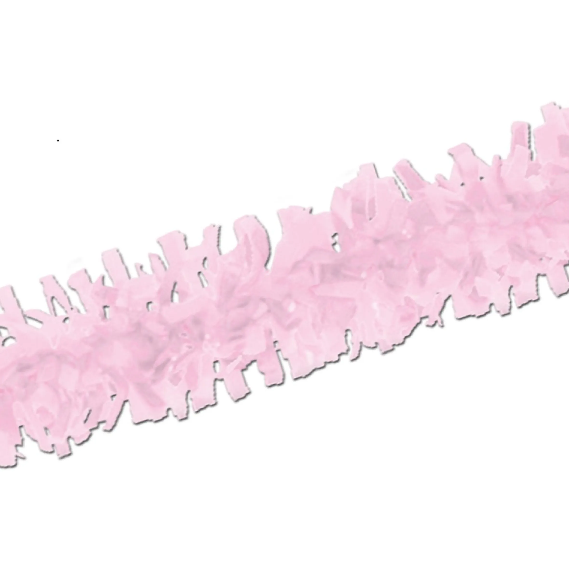 Club Pack Of 24 Pretty Pink Festive Tissue Festooning Decorations 25'