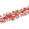 Club Pack Of 24 Red, White And Green Festive Tissue Festooning Decorations 25'