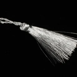 Club Pack Of 40 Shimmering Silver Contemporary Tassels 2.5"