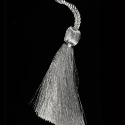 Club Pack Of 40 Shimmering Silver Contemporary Tassels 4"