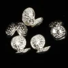 Club Pack Of 200 Silver Medium Round Craft Cording Caps 0.25"