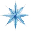 Club Pack Of 24 Silvery Blue 2-Tone Metallic Look Christmas Snowflake Decorations - 11.5"