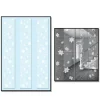 Club Pack Of 36 Snowflake Party Panels Hanging Christmas Decorations 6'
