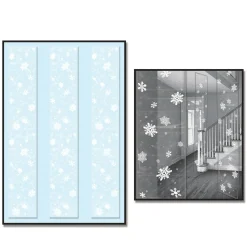 Club Pack Of 36 Snowflake Party Panels Hanging Christmas Decorations 6'