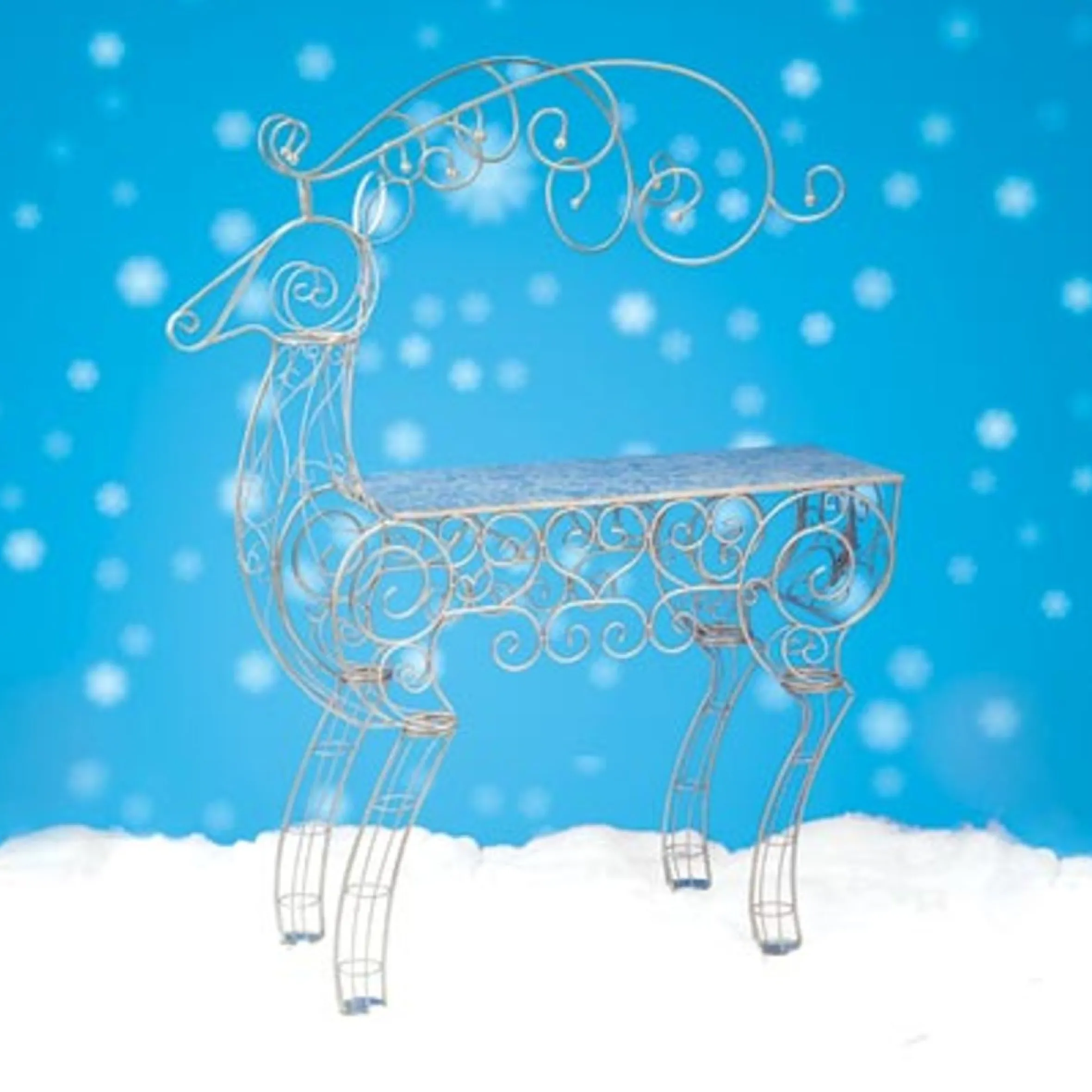 5.75' Commercial Sized Reindeer Figure Christmas Display Table