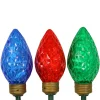 3Ct Led Lighted Multi-Color C9 Christmas Pathway Marker Lawn Stakes - 3 Ft