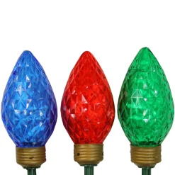 3Ct Led Lighted Multi-Color C9 Christmas Pathway Marker Lawn Stakes - 3 Ft