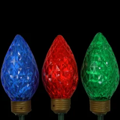 3Ct Led Lighted Multi-Color C9 Christmas Pathway Marker Lawn Stakes - 3 Ft